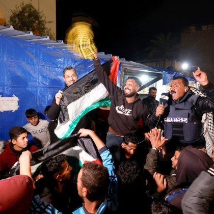 Палестинци излязоха на улиците в ивицата Газа за да отпразнуват