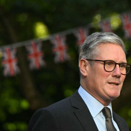 Британският премиер Кийр Стармър пристигна в столицата на Украйна Киев