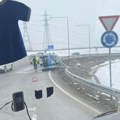 Пореден инцидент на кръговото за Банкя в столичния квартал Люлин Кола