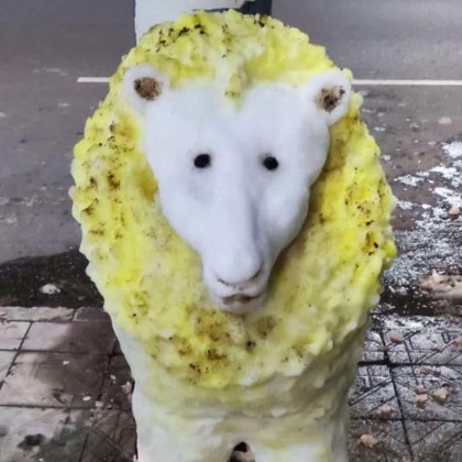 Изложбата на снежни скулптури в Пловдив продължава да удивлява минувачите