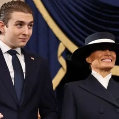 Барън Тръмп проведе кратък разговор с бившия президент Джо Байдън