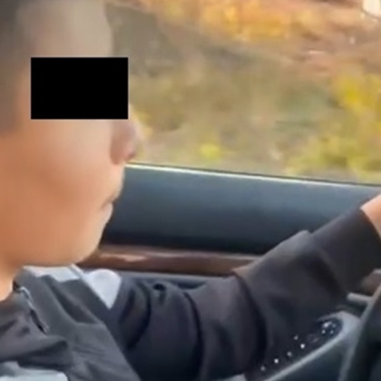 13 годишно момче от врачанско подкара кола и качи клипа в