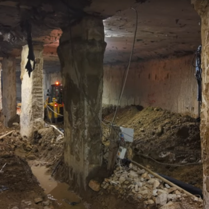 Любителско видео заснето с дрон показа как се движат процесите