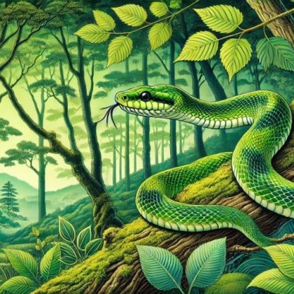 Годината на Зелената дървесна змия влезе в сила носейки мъдрост