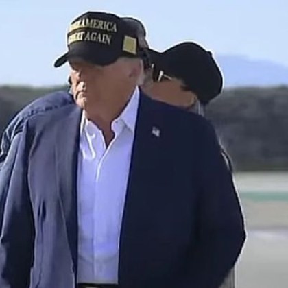 Президентът Доналд Тръмп и съпругата му Мелания посетиха щата Калифорния