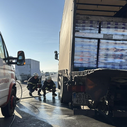 Водач на ТИР пътуващ по АМ Тракия посока София Бургас