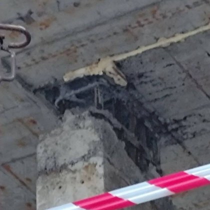 Състоянието на конструктивни елементи намиращи се в новостроящ се блок