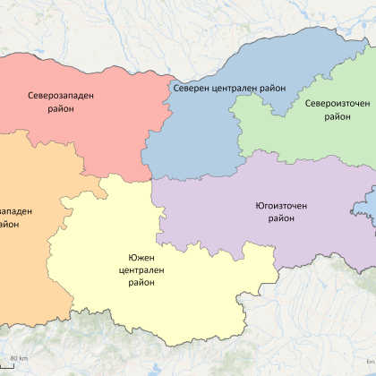 Всички знаем сегашното районно разпределение на България То се състои