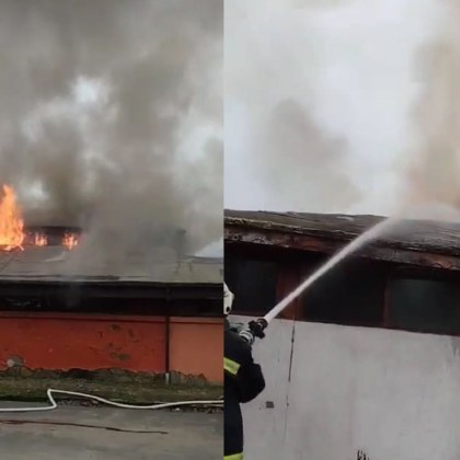 Вчера 30 януари 2025 сграда е горяла в старозагорския град