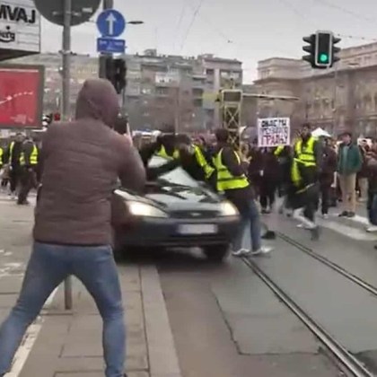 Сръбското министерство на вътрешните работи съобщи че е задържан шофьор