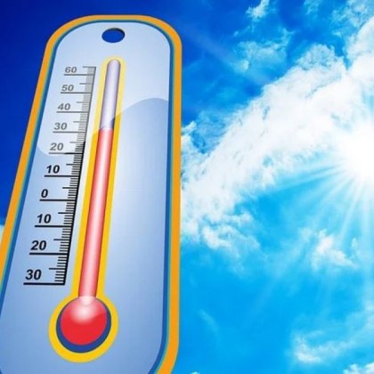 Максимална температура от 18 0 градуса по Целзий е отчетена в