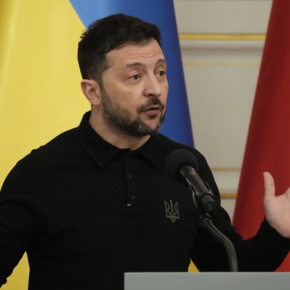 Украинският лидер Володимир Зеленски каза в интервю за Асошиейтед прес