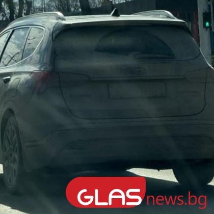 Кола чийто номер не се чете предизвика въпроси Возилото е забелязано