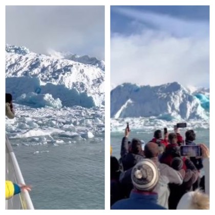 Група туристи в Аржентина станаха свидетели на рядко природно явление
