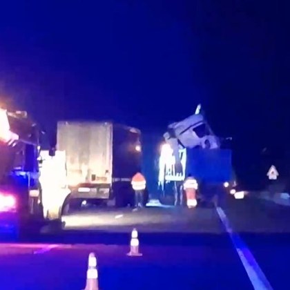 Катастрофа е станала тази сутрин на магистрала Струма Два камиона са