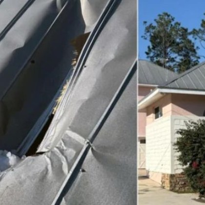 Мистериозна буца падна върху покрива на къща във Флорида САЩ