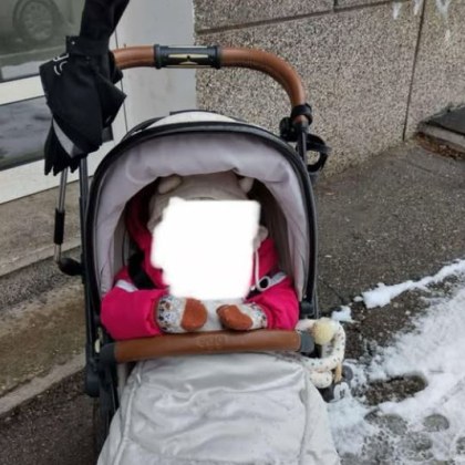 Майка сподели за грозна кражба бебешката количка на детето