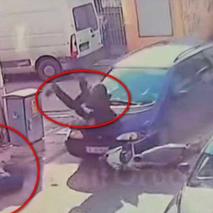 Лек автомобил Форд тип миниван помете мотористи в Одрин Инцидентът