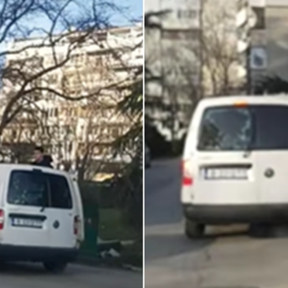 Необичаен и опасен начин на пътуване бе заснет и публикуван