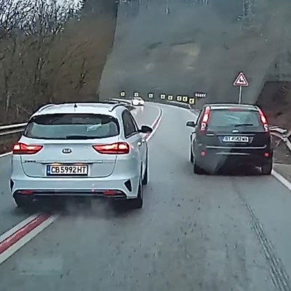 За опасно шофиране на път край Велико Търново сигнализира шофьор