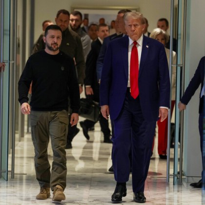 Президентите на САЩ и на Украйна Доналд Тръмп и Володимир