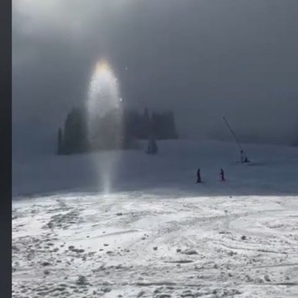 Скиорката Ленка Ланчи откри това което нарече портал към друг