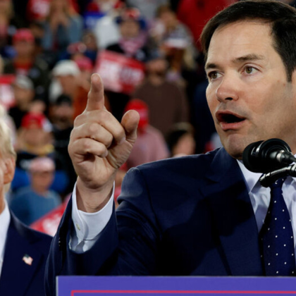 Самолетът с който държавният секретар на САЩ Марко Рубио пътувал