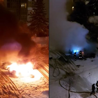 Кола е изгоряла в София миналата нощ За това алармират