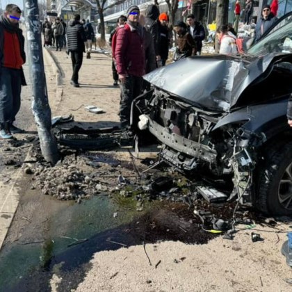 Тежък пътен инцидент е станал в столицата научи GlasNews bg Катастрофата