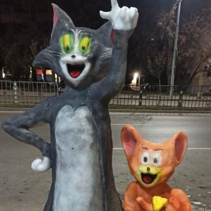 Нови ледени фигури създадени от талантливите пловдивски майстори отново пленяват