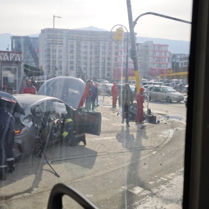 Катастрофа стана днес в София Инцидентът е възникнал на бул