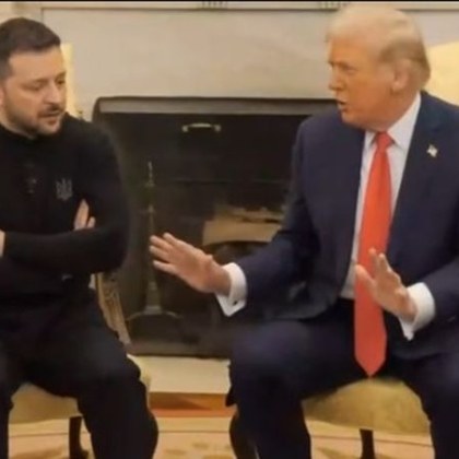 Разгорещен спор избухна по телевизията на живо между украинския президент Володимир Зеленски