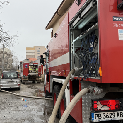 Пламна пристройка към къща на ул Хан Крум в Карлово На