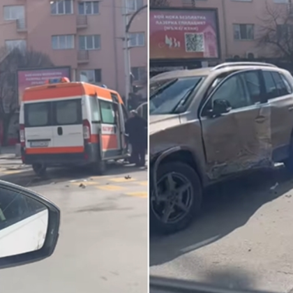 Осем пострадали при катастрофа между линейка и джип в София