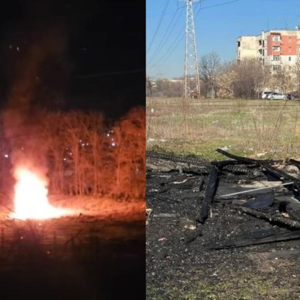 Беседка изградена от възрастен пловдивчанин е изгоряла в квартал Тракия