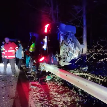 Катастрофа стана късно тази нощ край Арбанаси За това сигнализират