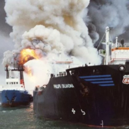 Капитанът на товарен кораб е арестуван за груба небрежност довела