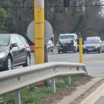 Верижна катастрофа е станала днес на бул Цариградско шосе в