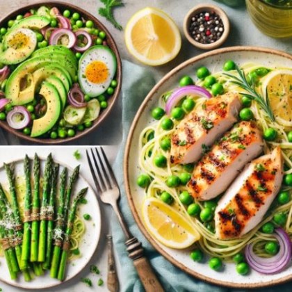 Пролетта е време за обновление и леки освежаващи ястия които