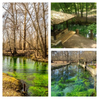 В подножието на възвишението Голям кайрак североизточно от центъра на град