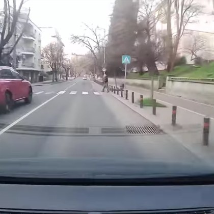 Видео на неправилно изпреварване се появи в социалните мрежи То