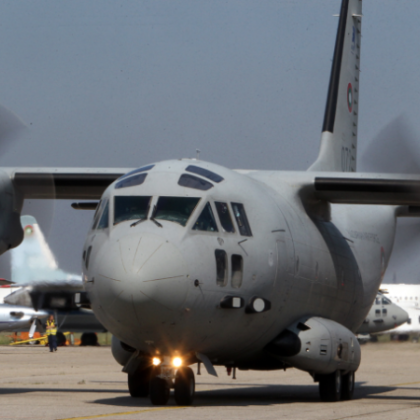 Военният самолет Спартан излетя за Северна Македония Неофициално с него