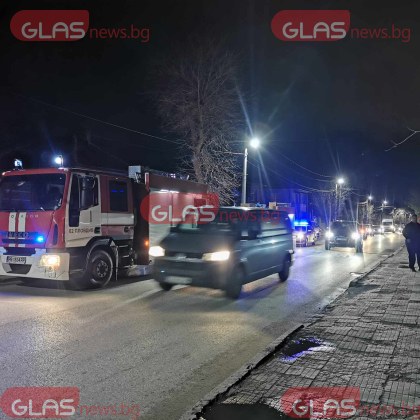 Подаден е сигнал за горящ блок в квартал Коматево в