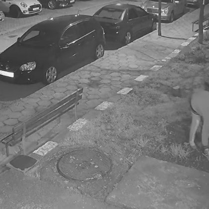 Скорошен инцидент заснет от камера за видеонаблюдение в Сливен и