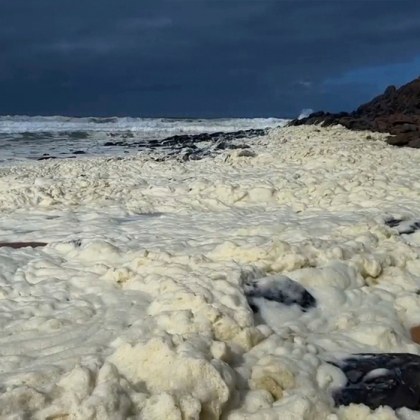 Мистериозна пяна на плаж в Южна Австралия е обвинена че