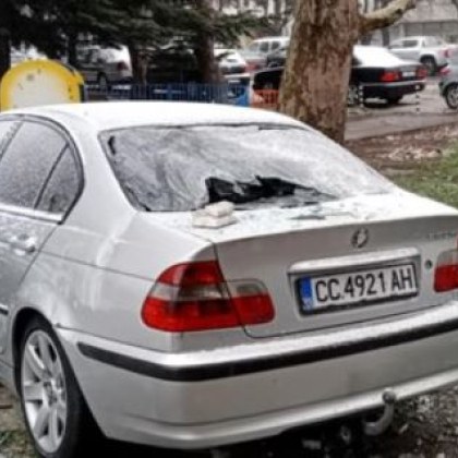 Тази сутрин около 7 45 часа фасадна плоча от блок Скопие