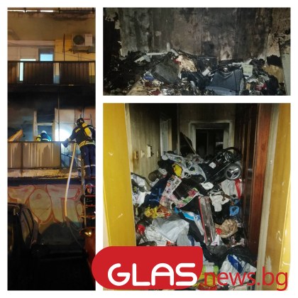 Рано тази сутрин около 4 30 ч пламъци озариха нощта в