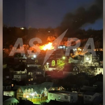 Дронове атакуваха град Енгелс в Саратовска област на Русия където