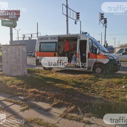 Катастрофа с пострадал велосипедист в станала на Асеновградско шосе в