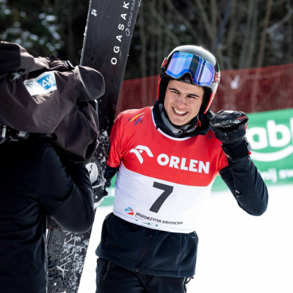 Страхотно представяне на Тервел Замфиров 20 годишният сноубордист спечели златото в